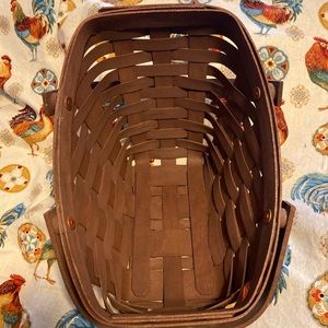 A Longaberger basket and liner